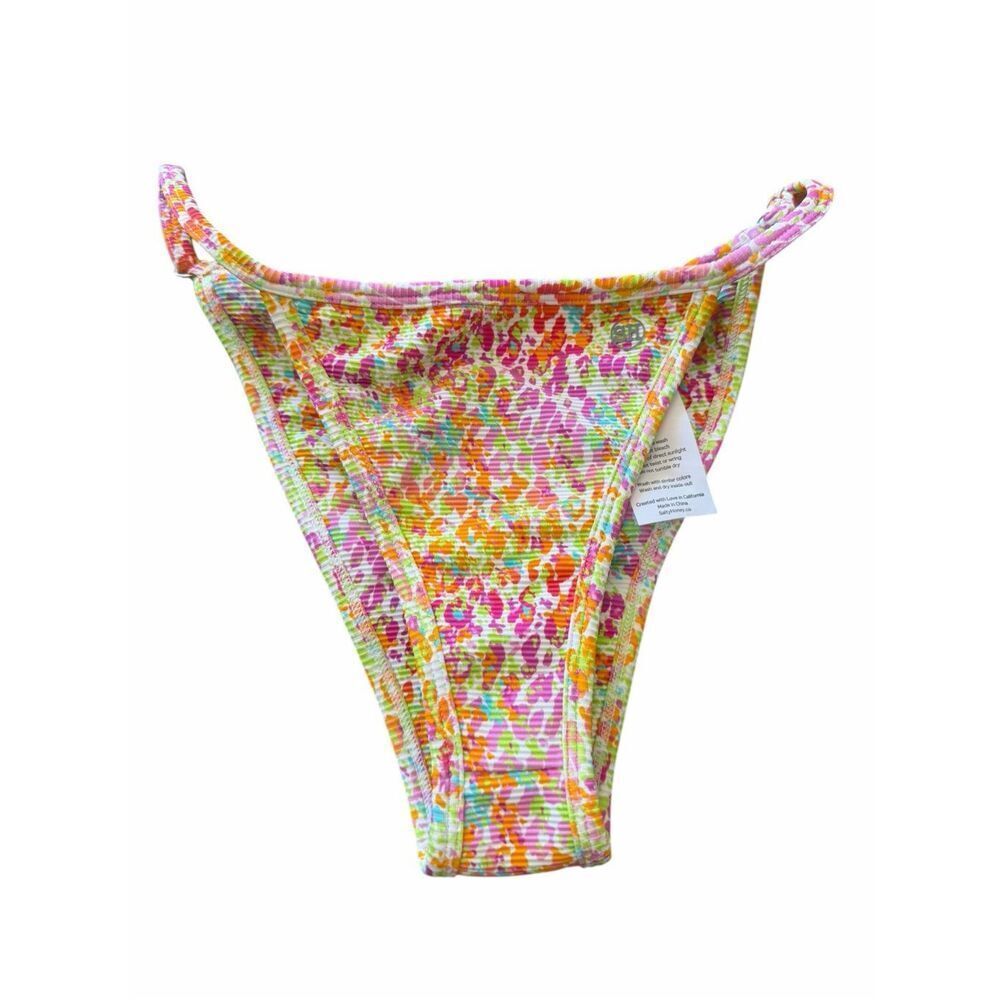 Salty Honey Women’s Bikini Bottom size Large Floral
